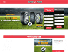 Tablet Screenshot of ercotires.com